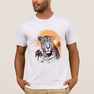 Vintage Leopard at Sunset T-shirt
