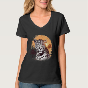 Vintage Leopard at Sunset T-shirt
