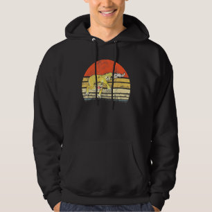 Vintage Leopard Gecko Retro Sunset Lizard Reptile Hoodie