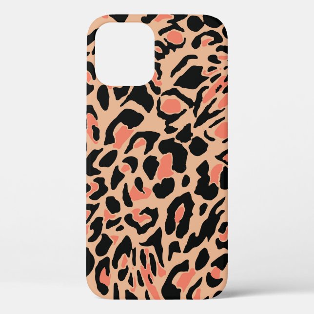 Vintage Leopard Pattern Design Case-Mate iPhone Case (Back)