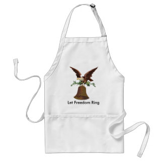 Vintage Let Freedom Ring Standard Apron