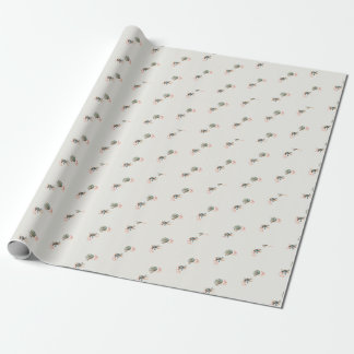 Vintage Let the Adventure Begin Baby Boy Shower Wrapping Paper