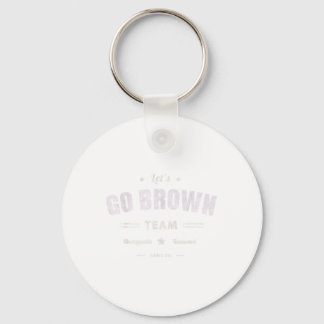 Vintage Lets Go Brown Team Summer Camp Team Colour Key Ring