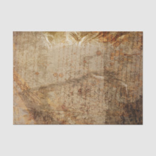 Vintage Letter Design Tissue Paper