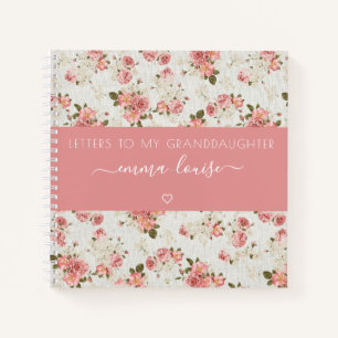 Vintage Letters to My Granddaughter Keepsake Noteb Notebook