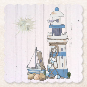 Vintage Leuchtturm Paper Coaster