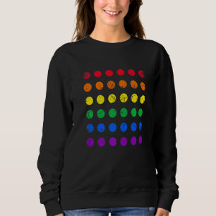 Vintage LGTB Pride Flag Rainbow Flag Rainbow Color Sweatshirt