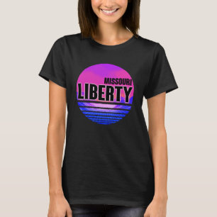 Vintage Liberty Vaporwave Missouri T-Shirt
