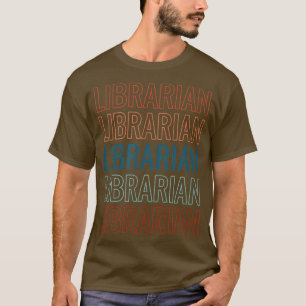 Vintage Librarian Book Lover Reading Club Book Lib T-Shirt