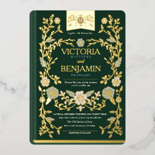 Vintage Library Book Wedding