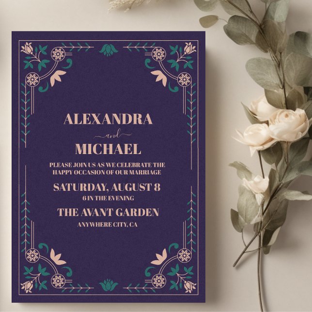 Vintage Library Book Wedding Invitation (Creator Uploaded)