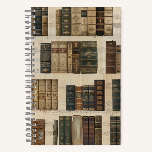 Vintage Library Notebook (Front)