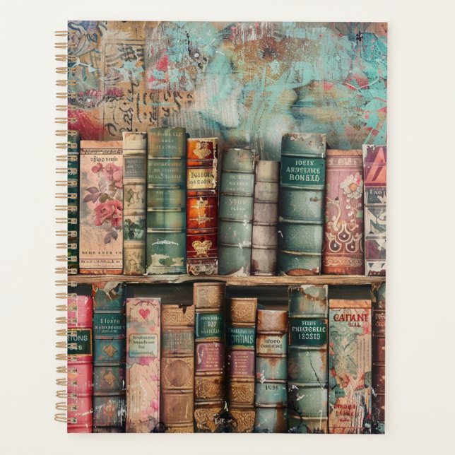 Vintage Library Planner (Front)