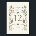 Vintage Library Table Number<br><div class="desc">Vintage library book inspired wedding design by Shelby Allison. Click the link below to view the entire Library Book Collection that includes matching invites,  rsvp cards,  postage stamps and more.</div>