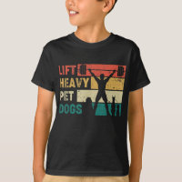 Vintage Lift Heavy Pet Dogs Funny Fitness
