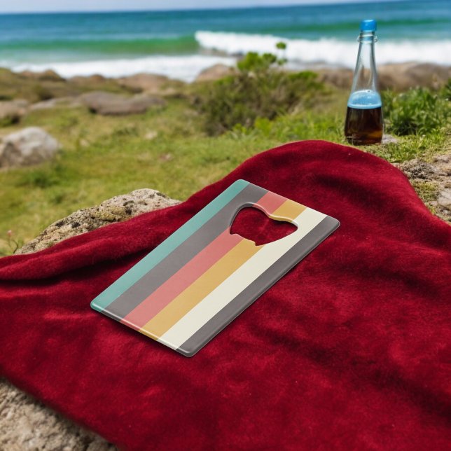 Vintage light colour stripes (Bottle Openers)