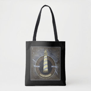 Vintage Lighthouse   1960 Tote Bag