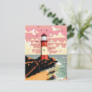 Vintage Lighthouse Postcard