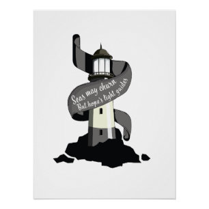 Vintage Lighthouse Poster