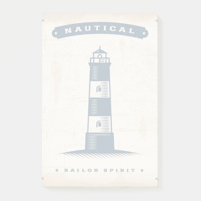 Vintage Lighthouse Poster 1 Post-it Notes (Front)