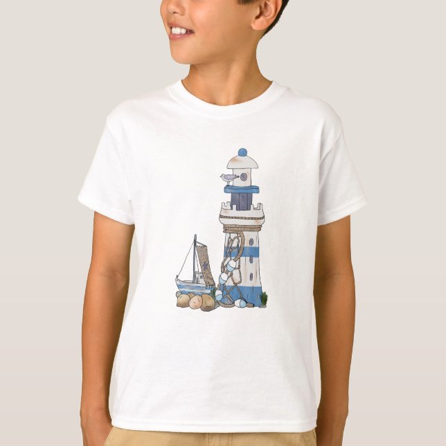 vintage lighthouse T-Shirt (Front)