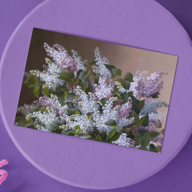 Vintage Lilacs Card (Creator Uploaded)
