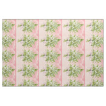Vintage Lilly of The Valley Fabric