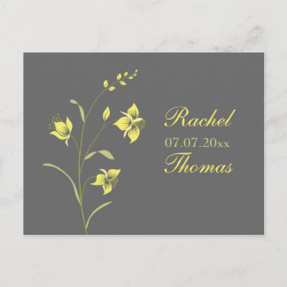 Vintage Lily RSVP postcard