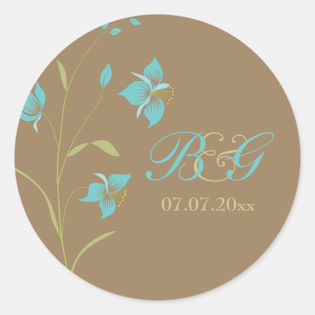 Vintage Lily Sticker (Front)