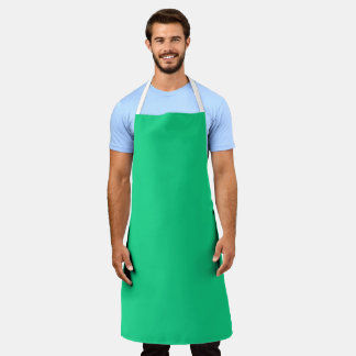 Vintage Lime Linen Apron