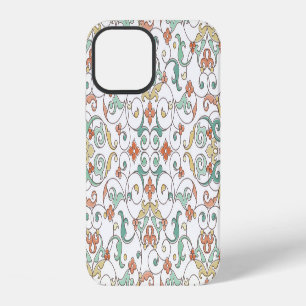 Vintage Line Art Eastern Ornament iPhone 12 Case