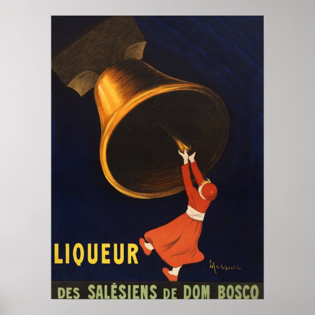 Vintage Liqueur Advertisement Poster (Front)