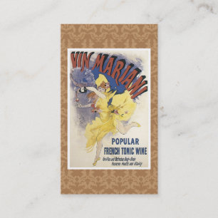 Vintage Liquor Business Card