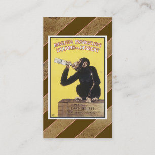 Vintage Liquor Business Card