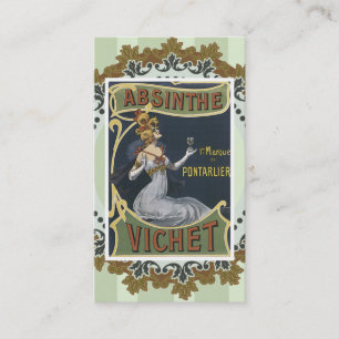 Vintage Liquor Business Card