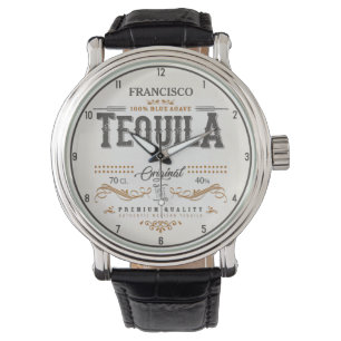 Vintage Liquor Personalised Mexican Tequila Bar Watch