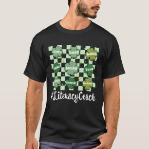 Vintage Literacy Coach St Patrick Day C T-Shirt