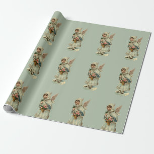 Vintage Little Angels Wrapping Paper