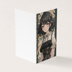 Vintage Little Black Dress Anime Couture LBD Blank