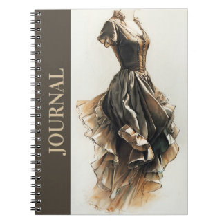 Vintage Little Black Dress (LBD) Journal Art