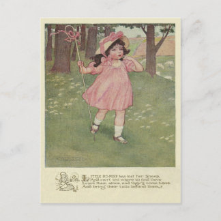 Vintage Little Bo Peep Postcard
