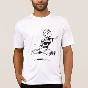Vintage Little Boy Running Back American Football T-Shirt