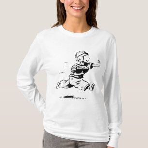 Vintage Little Boy Running Back American Football T-Shirt