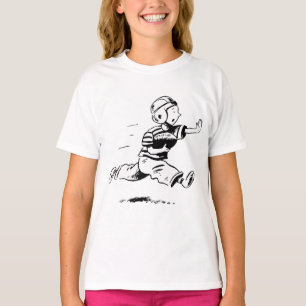 Vintage Little Boy Running Back American Football T-Shirt