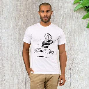Vintage Little Boy Running Back American Football T-Shirt