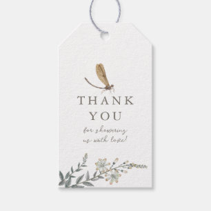 Vintage Little Love Bug Baby Shower Thank you Gift Tags