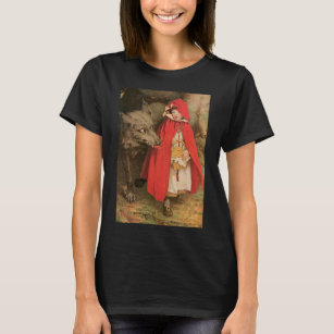 Vintage Little Red Riding Hood and Big Bad Wolf T-Shirt