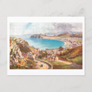Vintage Llandudno from Great Orme Postcard