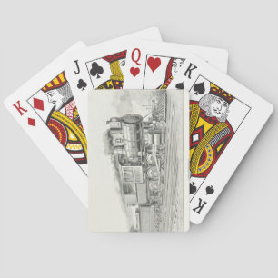 Vintage Locomotive Playing Cards