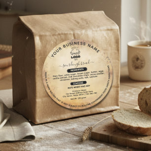 Vintage logo cottage food law labels